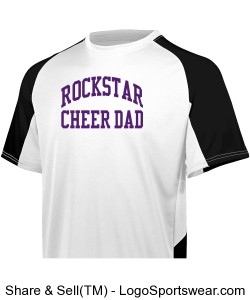 Men's Rockstar Cheer Dad Design Zoom